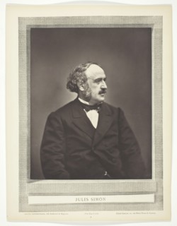 Jules Simon, c. 1876. Creator: Etienne Carjat.