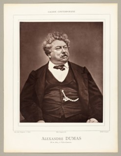 Alexandre Dumas (French novelist and playwright, 1802-1870), c. 1876. Creator: Etienne Carjat.