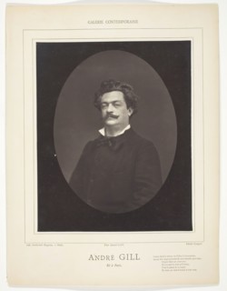 André Gill (French caricaturist, 1840-1885), c. 1876. Creator: Etienne Carjat.