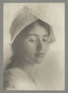 A Study Head, c. 1899. Creator: Eva Watson-Schutze.