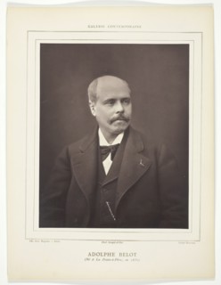 Adolphe Belot [French playwright and novelist], c. 1876. Creator: Ferdinand J. Mulnier.