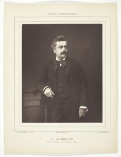 L. Andrieux, c. 1876. Creator: Ferdinand J. Mulnier.