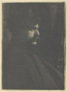 Portrait of Alfred Stieglitz, c. 1899. Creator: Frank Eugene.