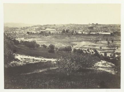 Jerusalem, from the Mount of Olives, No.1, 1857. Creator: Francis Frith.