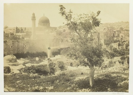 The Mosque of Omar, Jerusalem, 1857. Creator: Francis Frith.