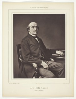 De Broglie, 1875/77. Creator: Franck.