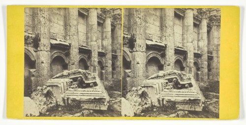 Baalbek - Temple of Jupiter, 1860/90. Creator: Frank Mason Good.