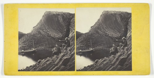 Clamshell Cave, Staffa, Mid 19th century. Creator: George Washington Wilson.