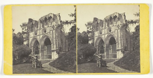 Dryburgh Abbey - Tomb of Sir Walter Scott, Mid 19th century. Creator: George Washington Wilson.
