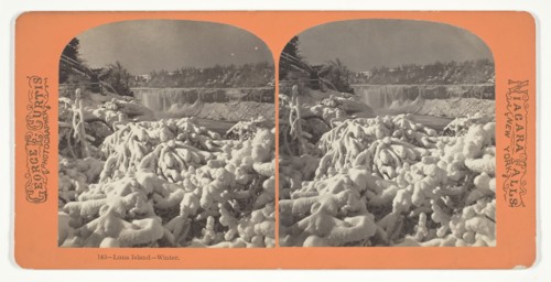 Luna Island - Winter, 1860/1900. Creator: George E. Curtis.