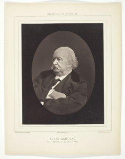 Jules Sandeau, [French writer], c. 1880. Creator: Goupil and Co.