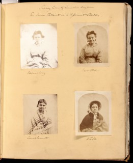 Untitled [Surrey County Lunatic Asylum - the Same Patient in 4 different States], 1849/60.  Creator: Hugh Welch Diamond.