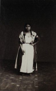 Study of Indian Girl, Mexico, c. 1864. Creator: Imprimerie d'Aubert et Cie.