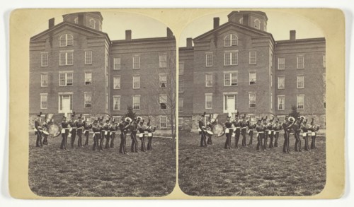 Untitled [Alfred Centre Cornet Band], late 19th century.  Creator: Irving Saunders.