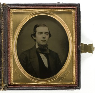 Untitled (Portrait of a Man), 1854/83. Creator: Isaac Rehn.