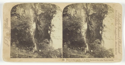 Kitzloch Fall in the Wild Ravine of the Ache, Tyrol, Austria, 1898. Creator: J F Jarvis.