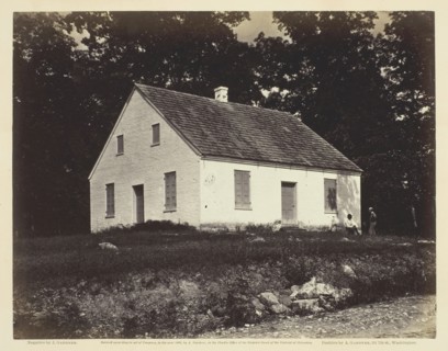 Dunker Church, Battle-Field of Antietam, Maryland, July 1863. Creator: James Gardner.