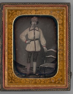 Untitled (Portrait of a Standing Circus Performer), 1855. Creator: Jesse Harrison Whitehurst.