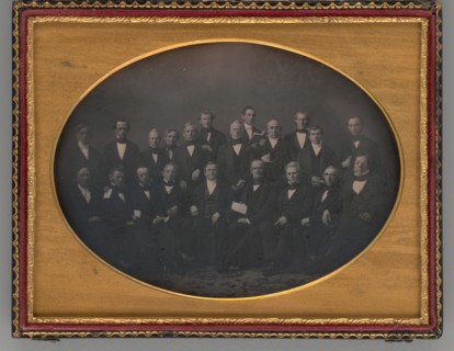 Untitled (Group Portrait of Men), 1852. Creator: John Adams Whipple.