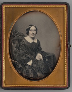 Untitled (Portrait of Seated Woman), 1860. Creator: John Adams Whipple.