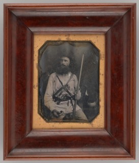 Untitled (Portrait of a Seated Man in Military Uniform), 1847. Creator: J. H. Fitzgibbon.