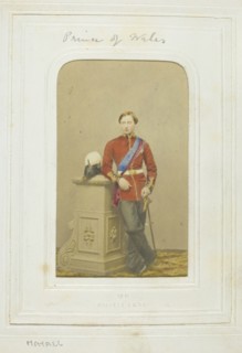 H.R.H. The Prince of Wales, 1860-69. Creator: John Jabez Edwin Mayall.