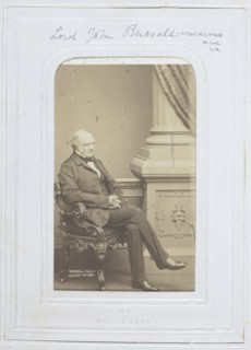Lord John Russell, 1861. Creator: John Jabez Edwin Mayall.