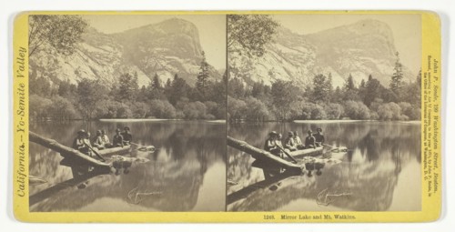 Mirror Lake and Mt. Watkins, 1870. Creator: John P. Soule.