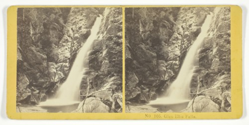 Glen Ellis Falls, 1855/75. Creators: Kilburn Brothers, BW Kilburn.