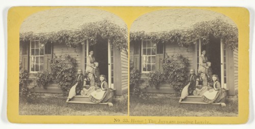Home! Thy Joys are passing Lovely, 1855/75. Creators: Kilburn Brothers, BW Kilburn.