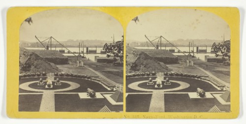 Navy Yard, Washington D.C., 1855/75. Creators: Kilburn Brothers, BW Kilburn.