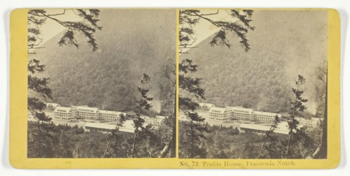 Profile House, Franconia Notch, 1855/75. Creators: Kilburn Brothers, BW Kilburn.