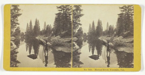 Merced River, Yosemite, Cal., 1855/75. Creators: Kilburn Brothers, BW Kilburn.