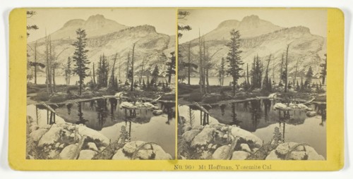 Mt. Hoffman, Yosemite, Cal., 1855/75. Creators: Kilburn Brothers, BW Kilburn.
