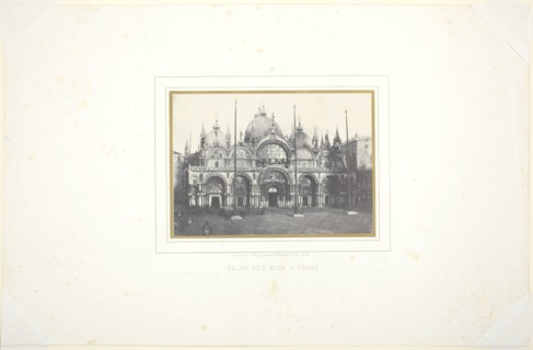 Eglise de St. Marc à Venise, 1851. Creator: Louis-Désiré Blanquart-Evrard.
