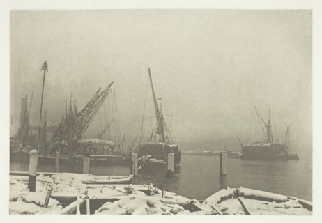 A Foggy Day on the Thames, c. 1889, printed October 1889. Creator: Joseph Gale.