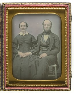 Phoebe Matthews and Captain Oliver Matthews, 1839/66. Creator: Nathaniel C. Jaquith.