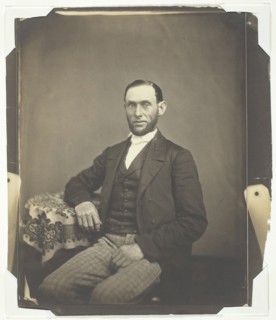 Untitled [portrait of a bearded man], 1850/59.  Creator: Oliver H. Willard.