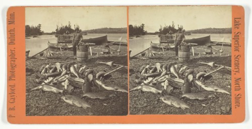 Lake Superior Scenery, North Shore, late 19th century. Creator: P.B. Gaylord.