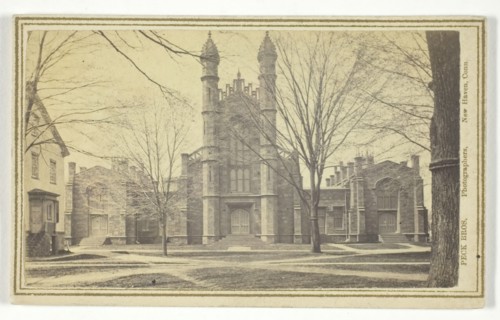 Library, Yale University, 19th century.  Creator: Peck Brothers.