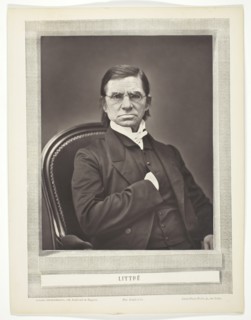 Émile Littré (French lexicographer and philosopher, 1801-1881), c. 1876. Creator: Pierre Petit.