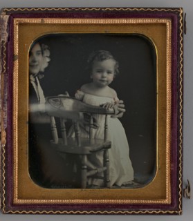 Untitled (Portrait of a Woman and a Girl), 1852. Creator: R. Emmert Churchill.