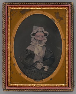 Untitled (Portrait of Masked Woman), 1858.  Creator: Rufus Anson.