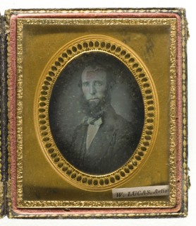 Untitled [portrait ofa bearded man], 1839/99.  Creator: W. Lucas.