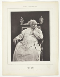 Pie IX, c. 1876. Creator: Ludovico Tuminello.