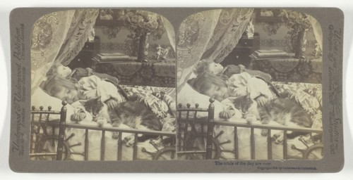 The trials of the day are over, 1905. Creator: Underwood & Underwood.