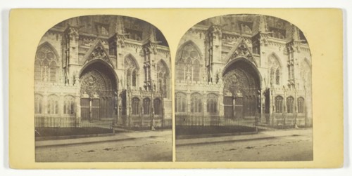 Lincoln Cathedral, South Porch, mid-19th century.  Creator: W. Woodward.