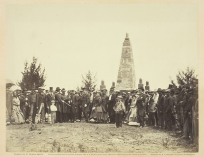 Dedication of Monument on Bull Run Battle-field, June 1865. Creator: William Morris Smith.