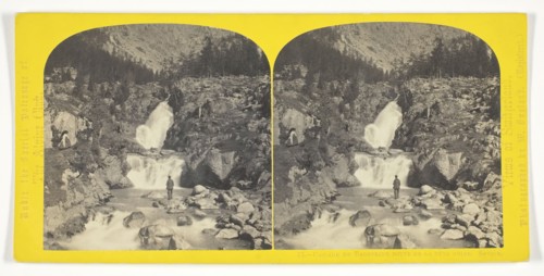 Cascade de Barberine de la Tete Noire. Savoie, 1850/65. Creator: William England.