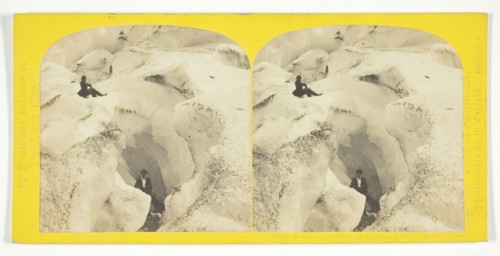 Vue dans l'Intérieur du Glacier à Grindelwald, Suisse, 1850/96.  Creator: William England.